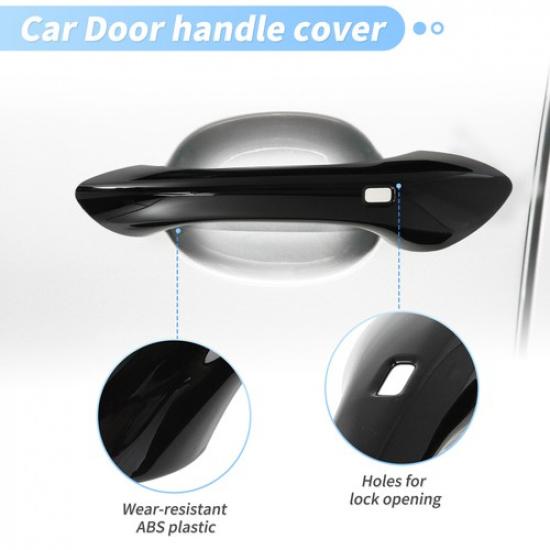 Door Handle Cover Protector for Chevrolet Trax 2024-2025 Glossy Black