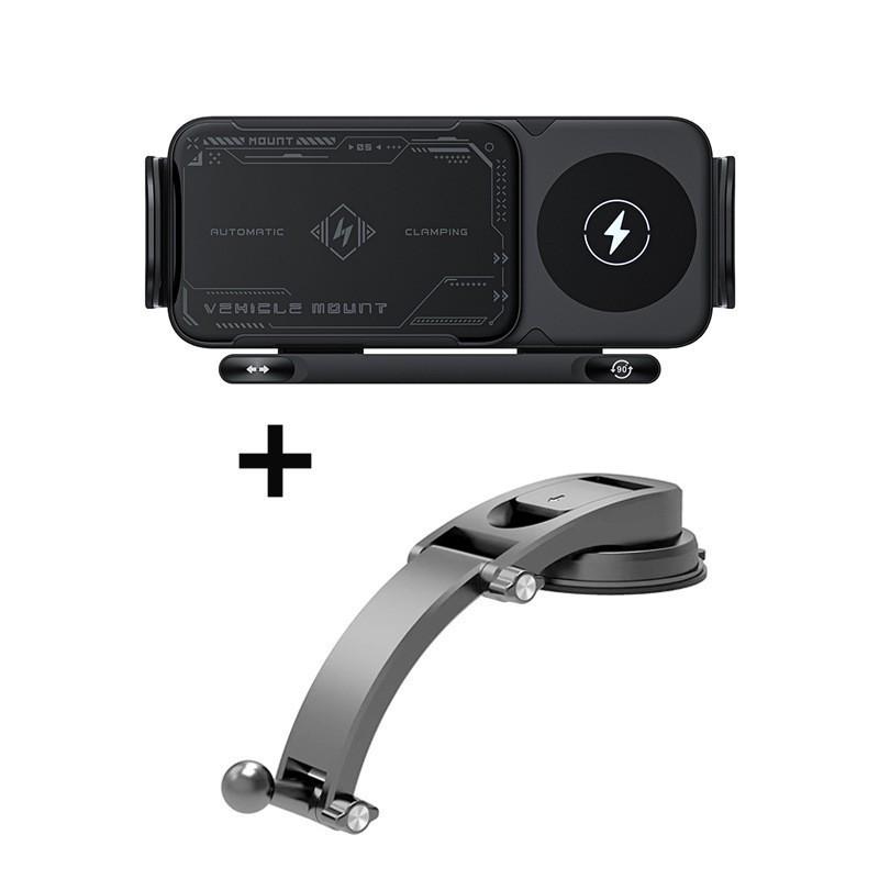 Foldable Screen Wireless Fast Charging Car Holder for Huawei & Samsung Z Fold 6