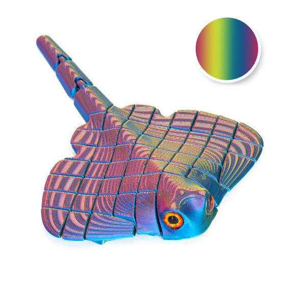 Figurinha de Peixe-Morcego Impressa em 3D Modelo de Animal Marinho Colecionável para Crianças Adultos Decoração de Mesa Executiva para Casa/Escritório