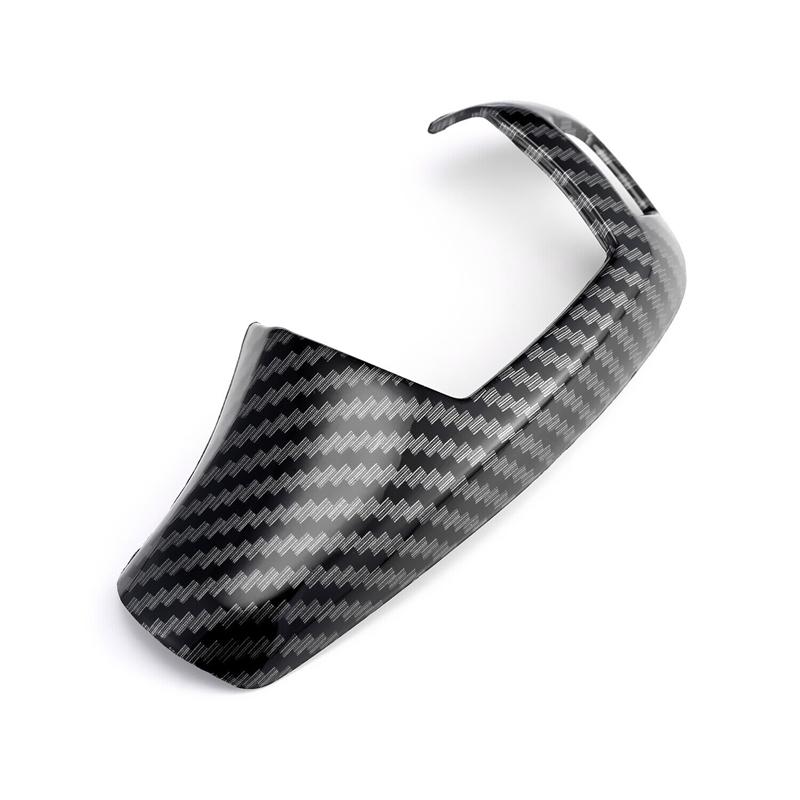 Carbon Fiber Style Gear Shift Knob Cover Trim For BMW X3 X4 X5 X6 F20 F22 F30 F32 F10 F12 1Pcs