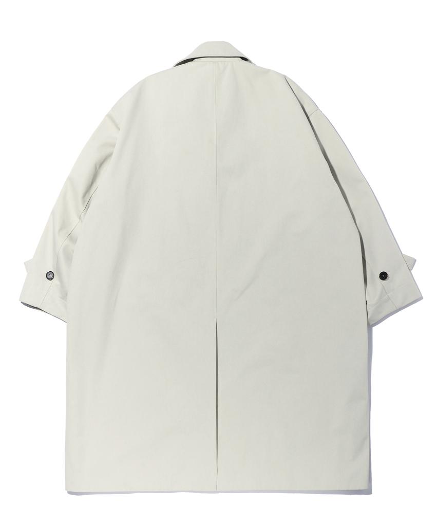 Iey Western Tap Balmacaan Coat Beige