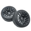 1/10 RC Racing Tires & Wheel Rims Hub 12mm Hex for 1:10 RC On Road Car Tamiya TT01 TT02 XV01 XV02 PTG-2 TA06 HSP HPI Kyosho