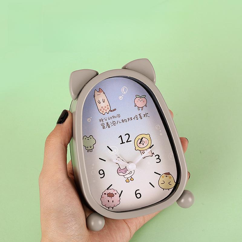 New alarm clock for students and children's dormitory bedside alarm clock cute creative desktop electronic clock luminous mute