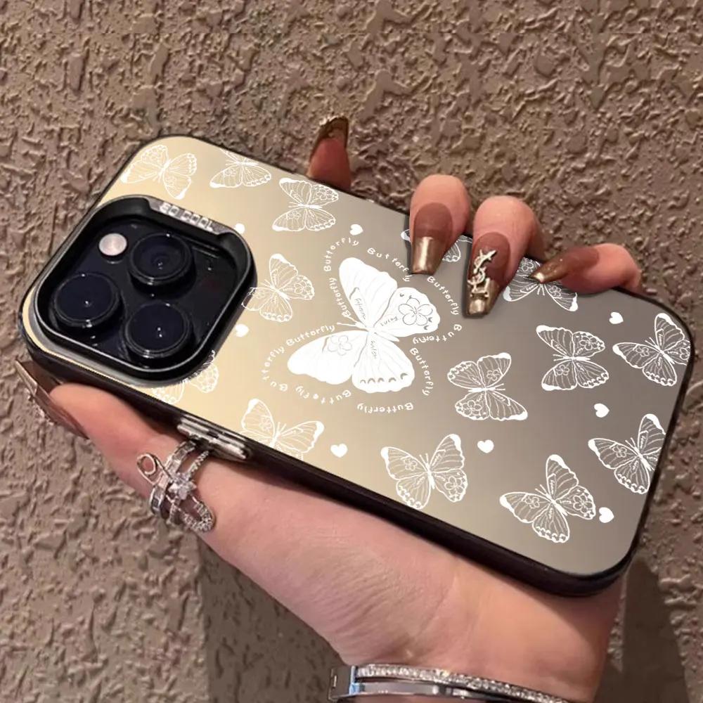 For Realme C65 C67 4G 5G C61 C63 C55 C51 C53 C11 C12 C15 C17 C21Y C25Y C25S C30S V50S P1 Pro Case Shockproof IMD Cover Butterfly