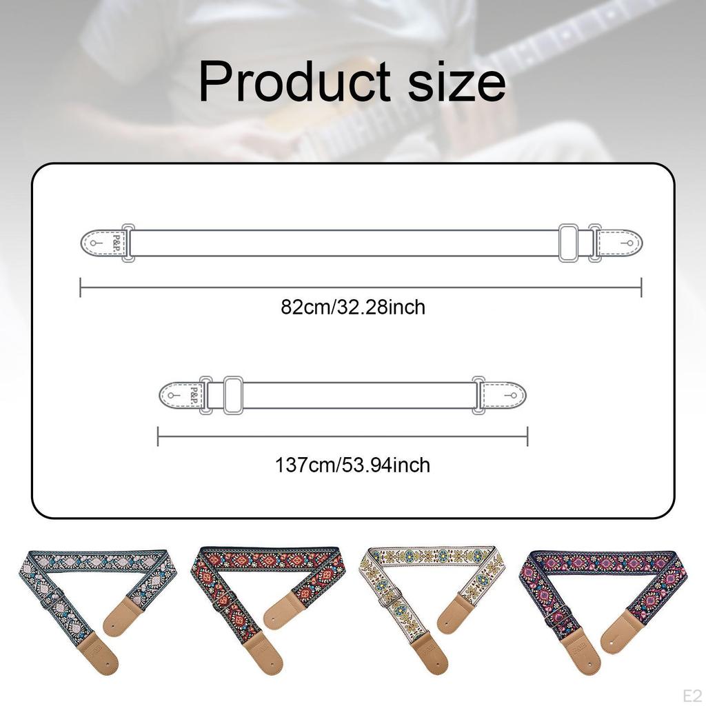 Ukulele Strap Strong Lightweight Guitar Back for Concert Tenor Soprano