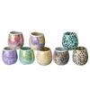handmade mosaic patch candle holder home decor ornaments desktop decoration Dinner Lights Hotel Restaurant Decor Wedding Candles