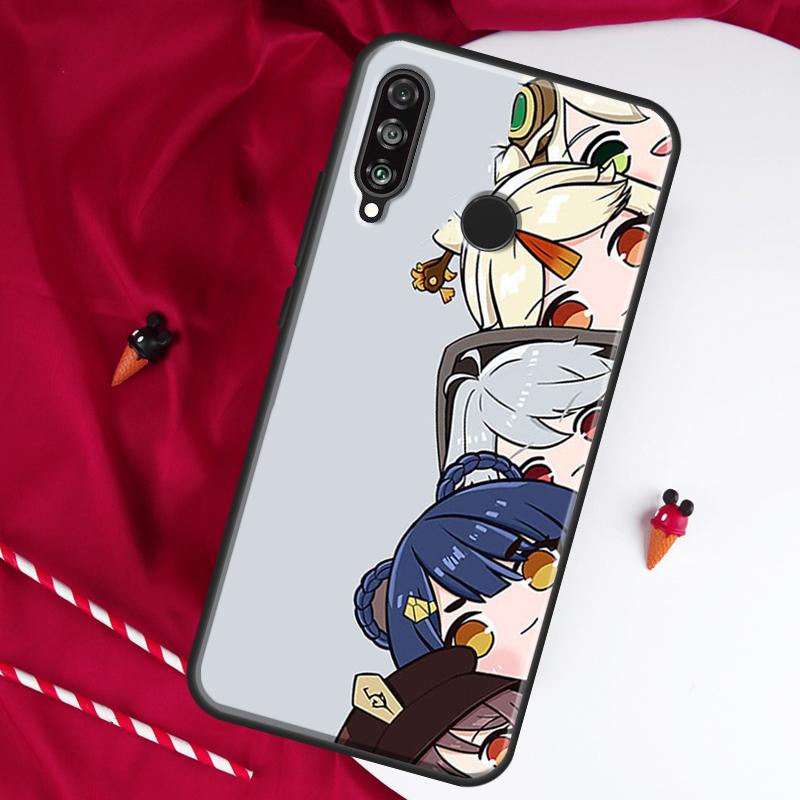 Genshin Impact Anime Niedlich Für Huawei Nova 9 SE 10 5T Y90 Y70 Y60 Y61 Y91 Y72 12i 12s 11i P60 Pro P20 P30 P40 Lite Hülle
