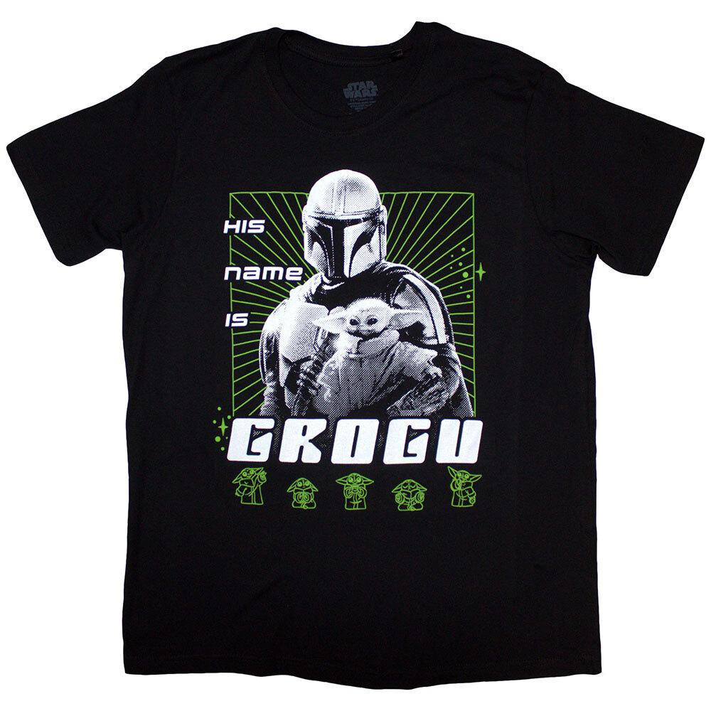 Star Wars Unisex T-Shirt: The Mandalorian His Name Is Grogu (Small) XL