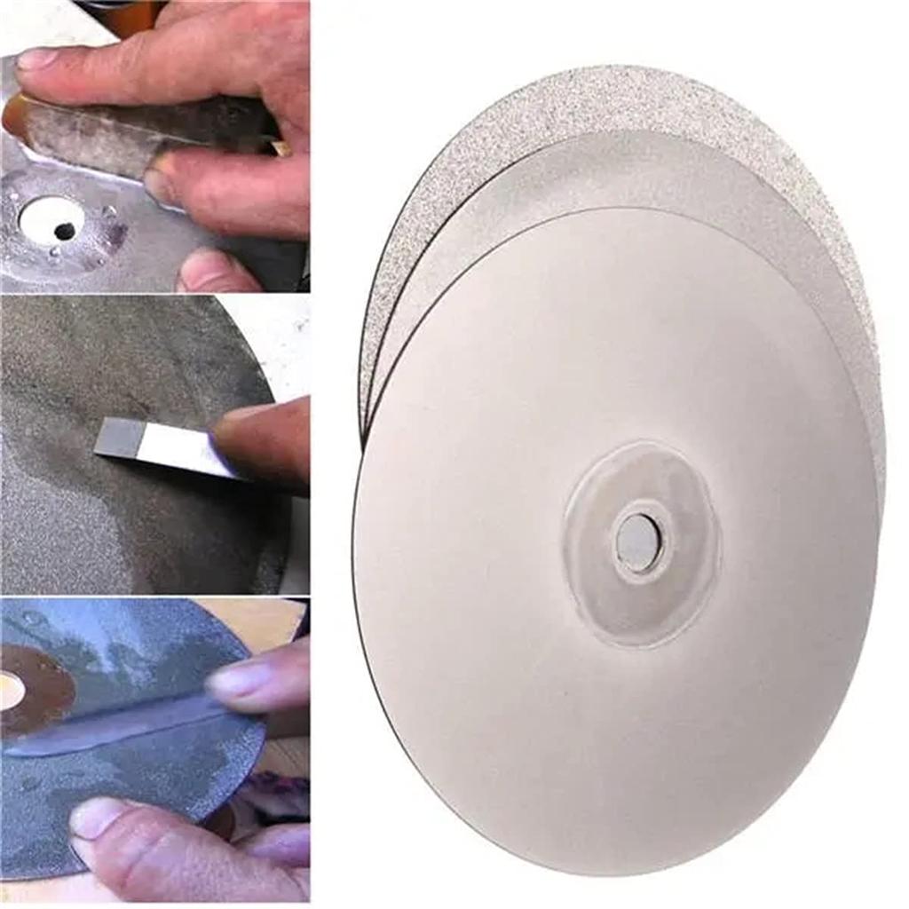 3pcs 6inch Diamond Wheel Diamond Coated Diamond Grinding Disc Grinding Wheel (120#-400#-1200#)