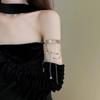 Zinc Zinc Alloy Fringe Arm Cuff Bracelets Sweet Open Upper Arm Bracelet  Arm Accessories