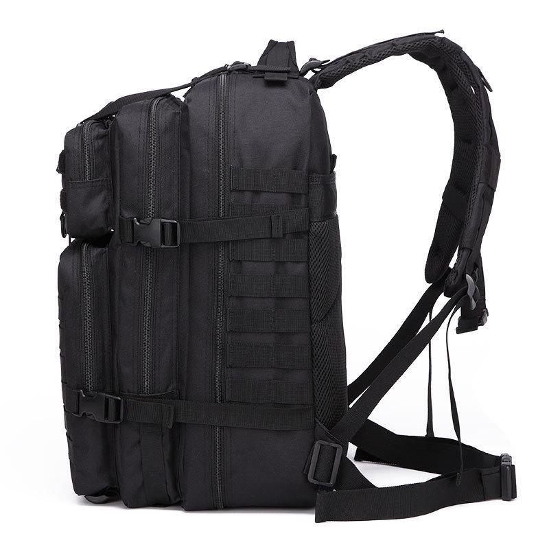 Tactical Outdoor 3P Backpack with Molle System - Multi-Functional Oxford Cloth Travel Bag