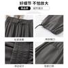 Gray Strap Sunscreen Pants Women's Summer Thin High Waist Loose Wide Leg Pants Straight Casual Tied Feet Quick-drying Sweatpants