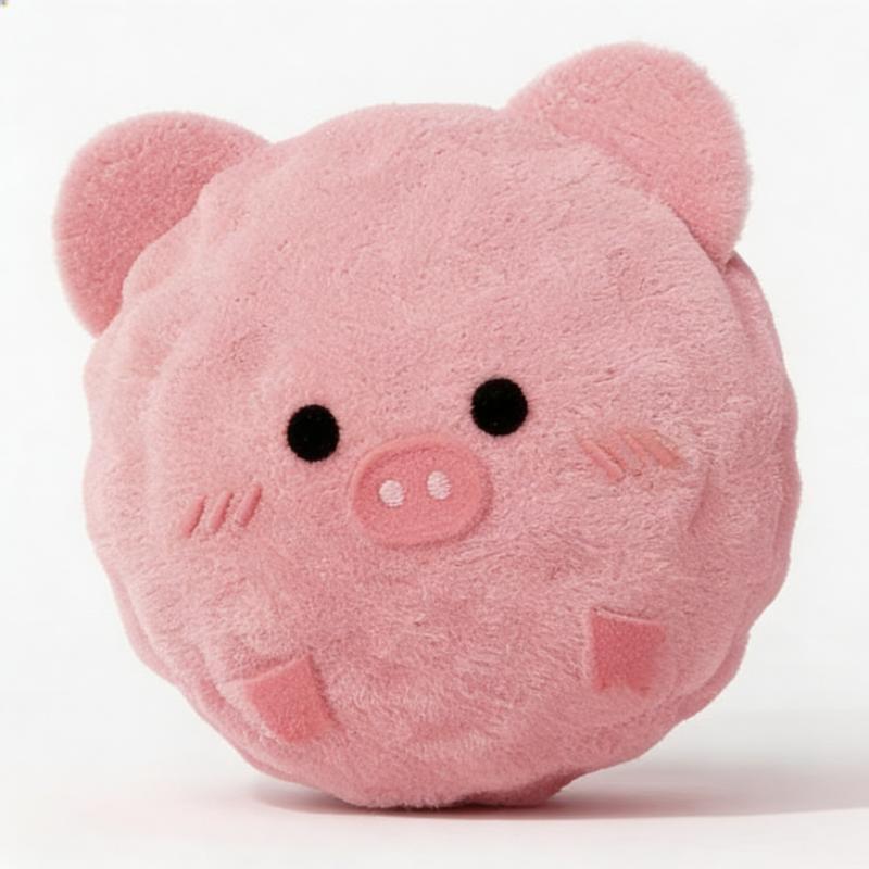 TPR Cartoon Training Ball Indestructible Plush Dog Play Toy With Squeaker Small Dogs Tough Toy Pet Supplies Tooth Chew Cute Toys