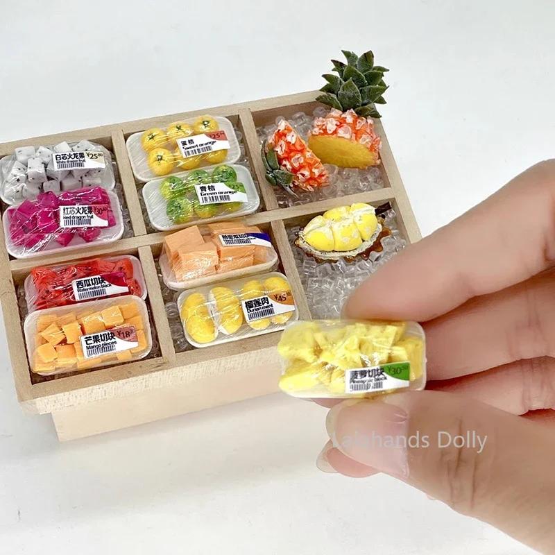 Dollhouse Miniature Items Food Simulation Fruit Miniature Food Playing Model OB11 Dollhouse DIY Furniture Decoration Accessories