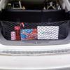 Car Trunk Storage Net Pickup Truck Stretchable Trunk Cargo Storage Organizer Net Nylon Plastic Truck Bed Nets with Hooks for Car SUV Truck