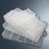 Transparent 5 Compartments Fishing Tackle Box Storage Case Fly Fishing Lure Spoon Hook Bait Case Boxes Fishing Accessories Tools