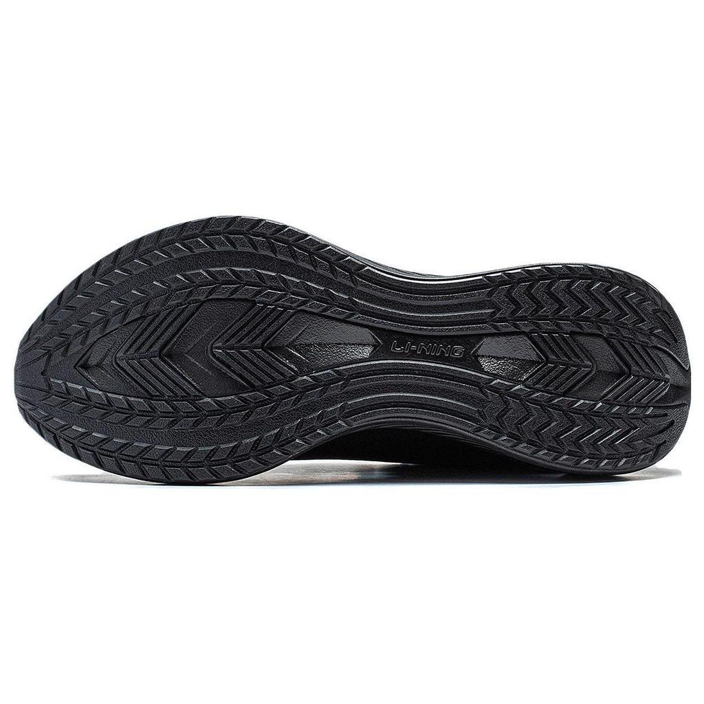 Li Ning MINE V2 Cushioning Slip Resistant Abrasion Resistant Low top Running Shoes Men's Black ARST053-1