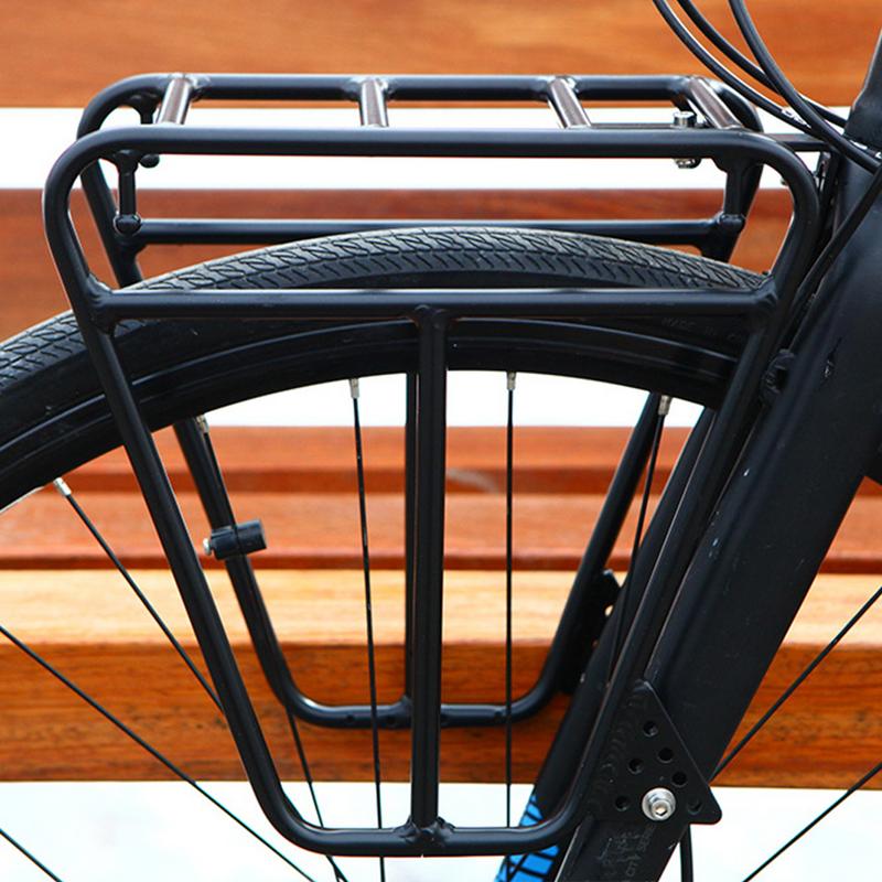 Bicycle Front Rack Aluminum Alloy Mountain Bike Cargo Luggage Carrier Rack For Mountain Bike Electric Bike Road/Folding Bike