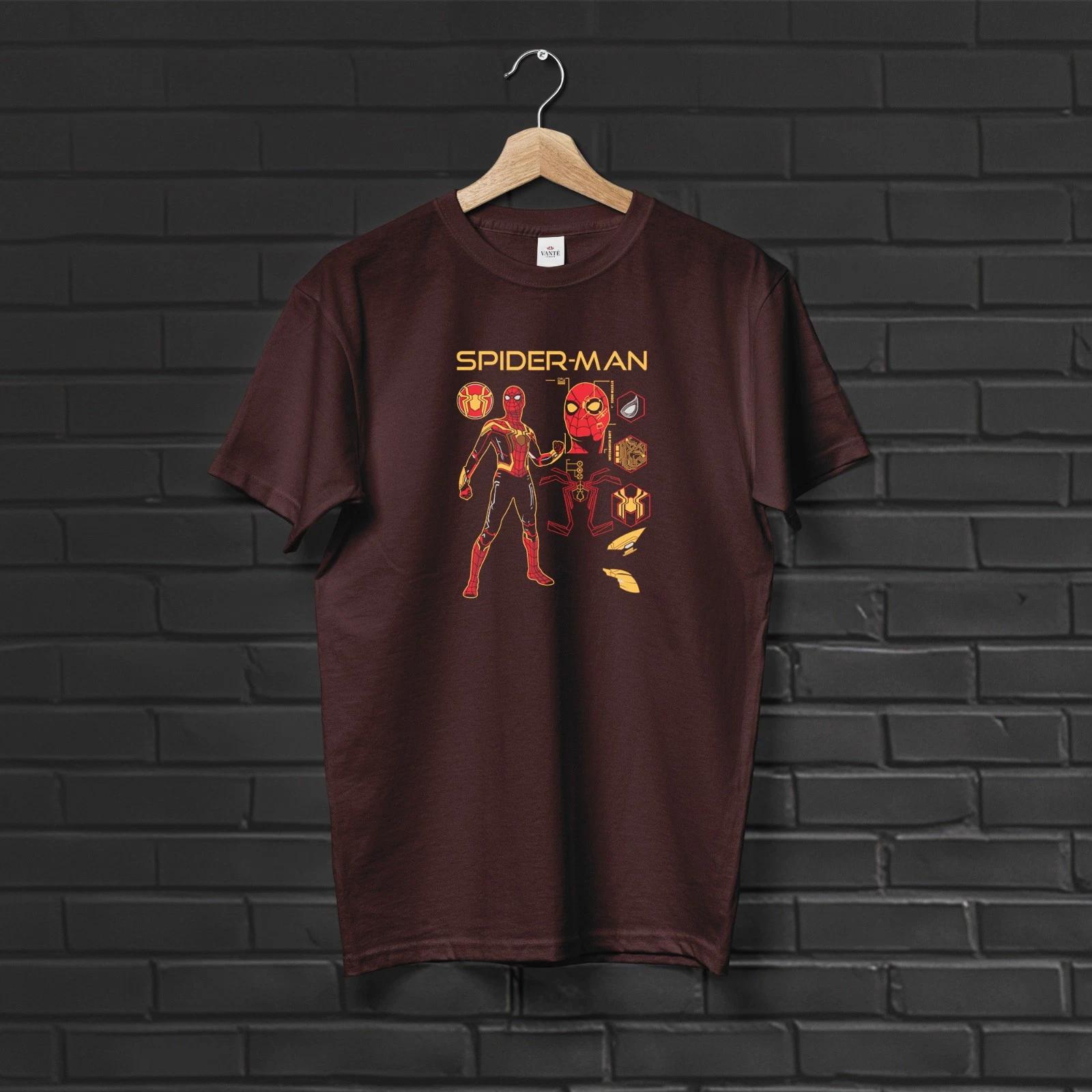 Spiderman Iron Spider Armor Stark Tech Unisex Heavyweight Casual T-Shirt S