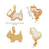 Conector de farmec triunghi de cupru fluture pentru bricolaj Material accesorii pentru brățară colier