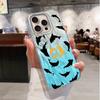 Cute Cartoon Cat Dolphin Girls Women Case For Apple iphone 16pro 15 16 15plus 14 13 Pro Max 16e 12 11 7 8 Plus XR SE Funda Cover
