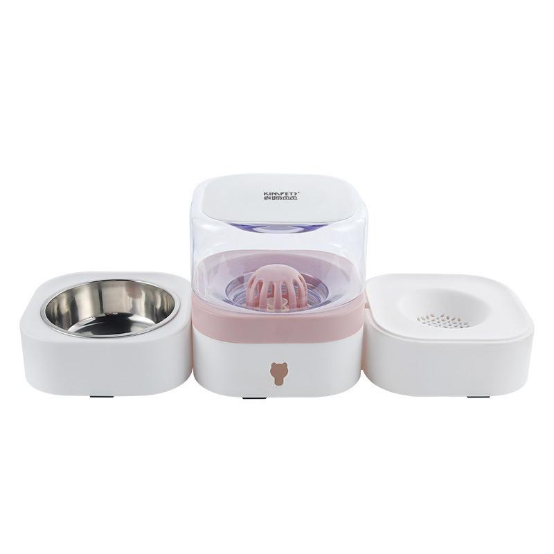 

Pet Automatic Water Feeder Activated Carbon Filter Element Cat Non-wet Mouth Dog Double Bowls Dog Food Basin Cat Bowl Pet Bowl