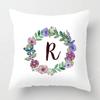 Personalized letter printed pattern pillowcase for home bedroom living room sofa decoration throw pillow pillowcase