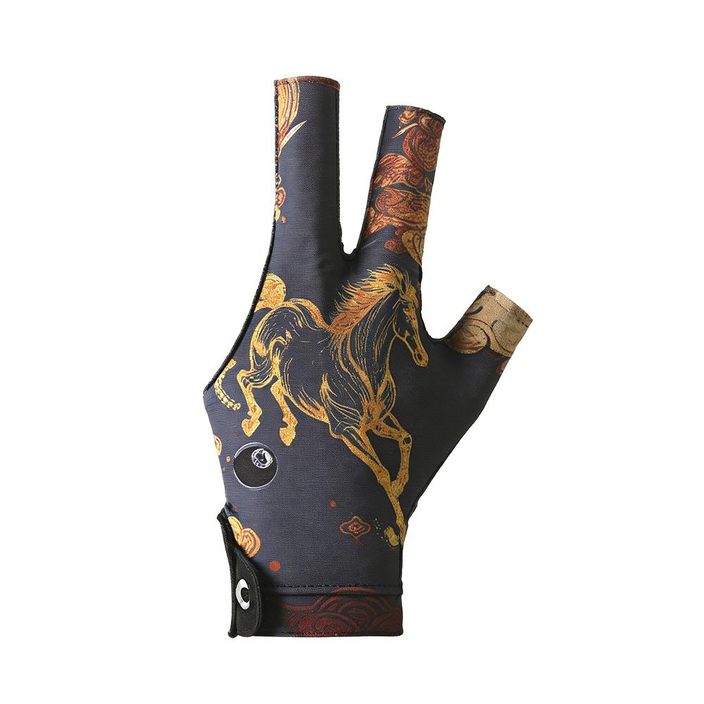 Elastic Billiards Glove Left Hand Billiard Training Gloves Billiards Accessories серый