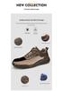 Men's 2024 Autumn Soft Sole Leather Sports Shoes, Hand-stitched Versatile Casual Sneakers, Large Sizes 45-46.
