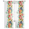 Colorful Toucan Jungle Pattern Sheer Curtain For Living Room Modern Voile Tulle Window Curtains For Bedroom Kitchen Drapes