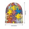 New Arrival Man Colorful Puzzle Cartoon Bonnet Hat Stuff Winter Spring Skullies Unisex