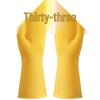 Durable Waterproof Rubber Gloves: Wear-Resistant Latex for Household and Kitchen Use