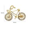 Personality Bicycle Shape Brooch  Leisure Cycling Sports Jewelry
