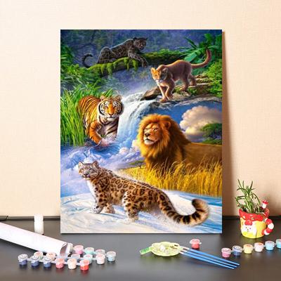 Hand Painted Digital Oil Painting Home Decoration DIY Painting By Numbers Numbers Oil Painting Canvas