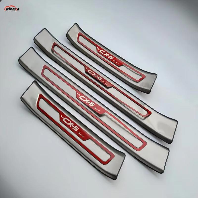 Accessori Auto Per Mazda CX-5 CX 5 CX5 2017 Battitacco Originale Acciaio Inossidabile Protezione Davanzale Porta Rivestimento Styling