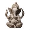 62KD Handmade Sandstone Ganeshas Buddhas Elephant Statue Figurine for Home and Office Decoration