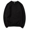 Unisex Casual Sports Round Neck Hoodie - Hip Hop Style, Plain Color, Plus Velvet, Long Sleeve Pullover.
