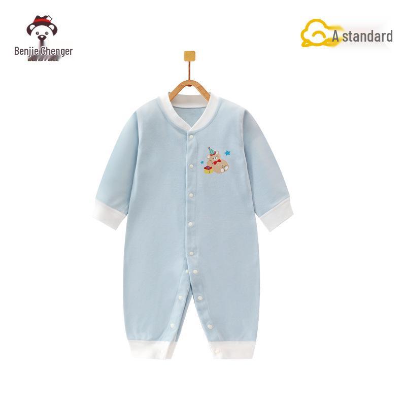 

Осенние комбинезоны из чистого хлопка для новорожденных: Кондиционирующая одежда монаха для весны, лета и осени 66cm