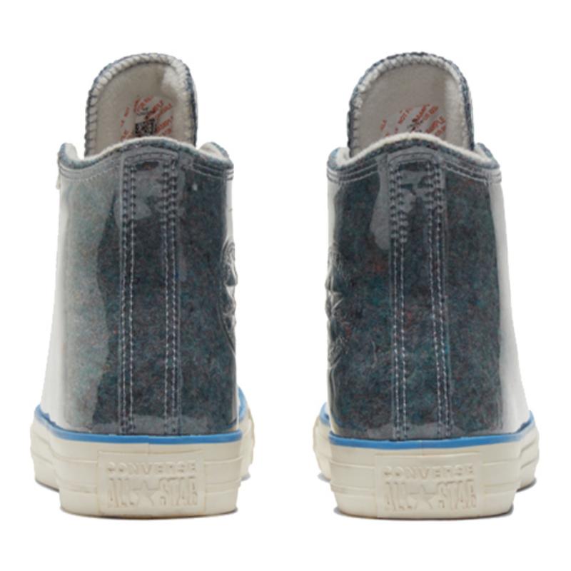 Converse Chuck Taylor All Star Chuck Taylor Vintage Versatile High Top Board Shoes Unisex Blue and White