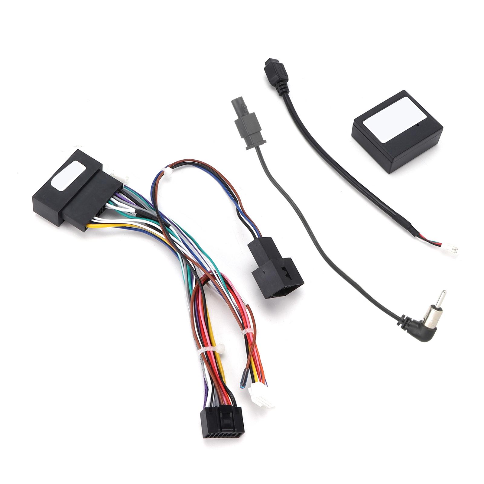 

16-контактный аудиопроводной адаптер, кабель питания с заменой Canbus-бокса для Ford Focus Kuga Edge