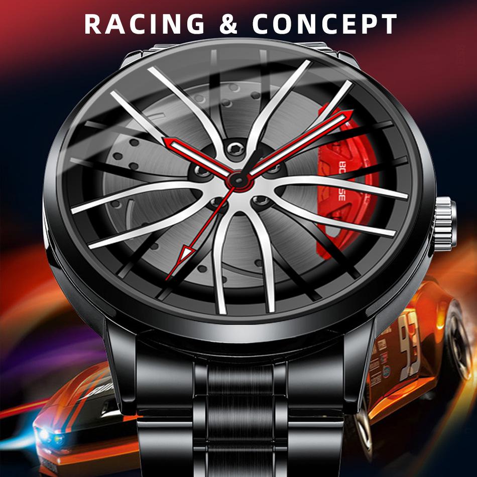 Casual Men's Watch Stainless Steel Watch Fashion Business Men's Watch Sports Watch Personality Watch Quartz Watch