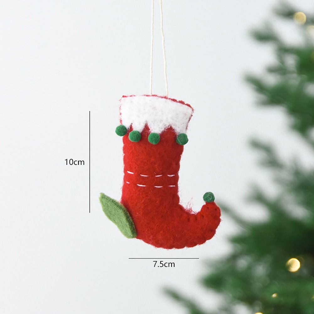 Cartoon Christmas Hanging Pendant Felt Christmas Tree Decoration Home Decoration