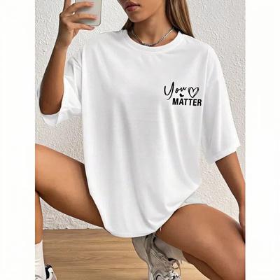 To The Person Behind Me: You Are Amaeing Women Tshirts Sport Casual T-Shirts Breathable Cotton Short Sleeve Oversized Tshirt