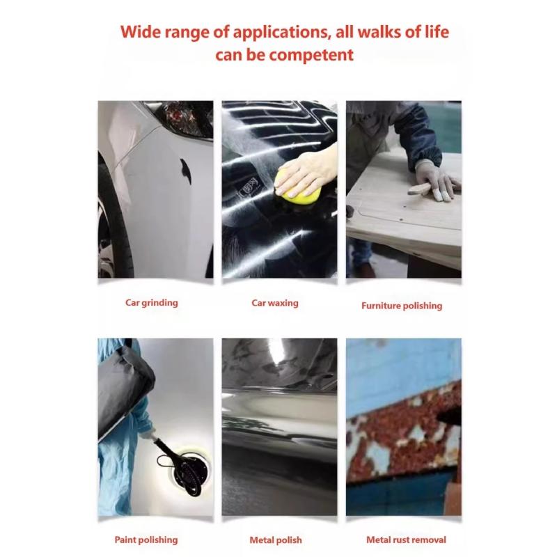 10000RPM Rectangular Air Sander Pneumatic Random Orbital Sander For Car Repair And Woodworking Applications