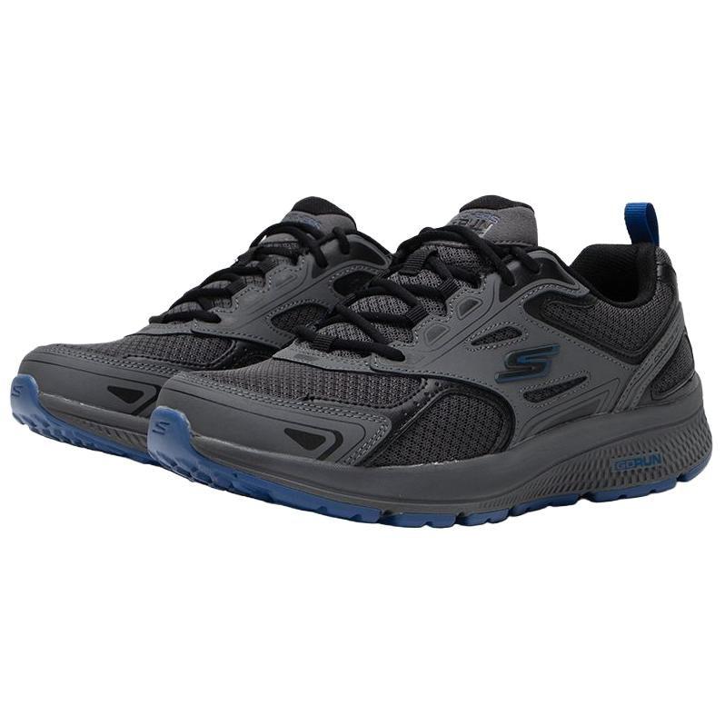 Skechers Go Run Consistent Low top Running Shoes Men's Gray Blue 220034-CCBL