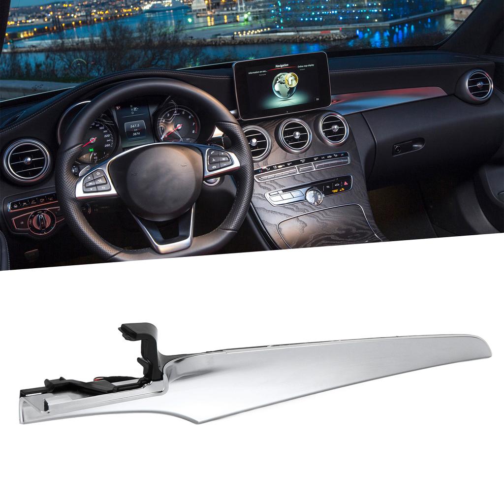 3 Color Passenger Dashboard Cover Trim Ambient Light Replacement for MercedesBenz C GLCClass W205