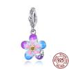 Spring New Charms Genuine Copper Floral Bee Firefly Style Butterfly Beads Fit Original Bracelet Necklace Handmade DIY Jewelry