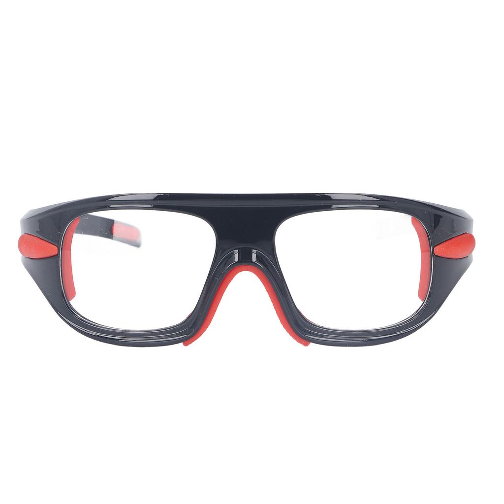 Basketball Sports Glasses Black PC Anti Collision Lightweight Myopic Frame with Lanyard Glasses Case Football Goggles