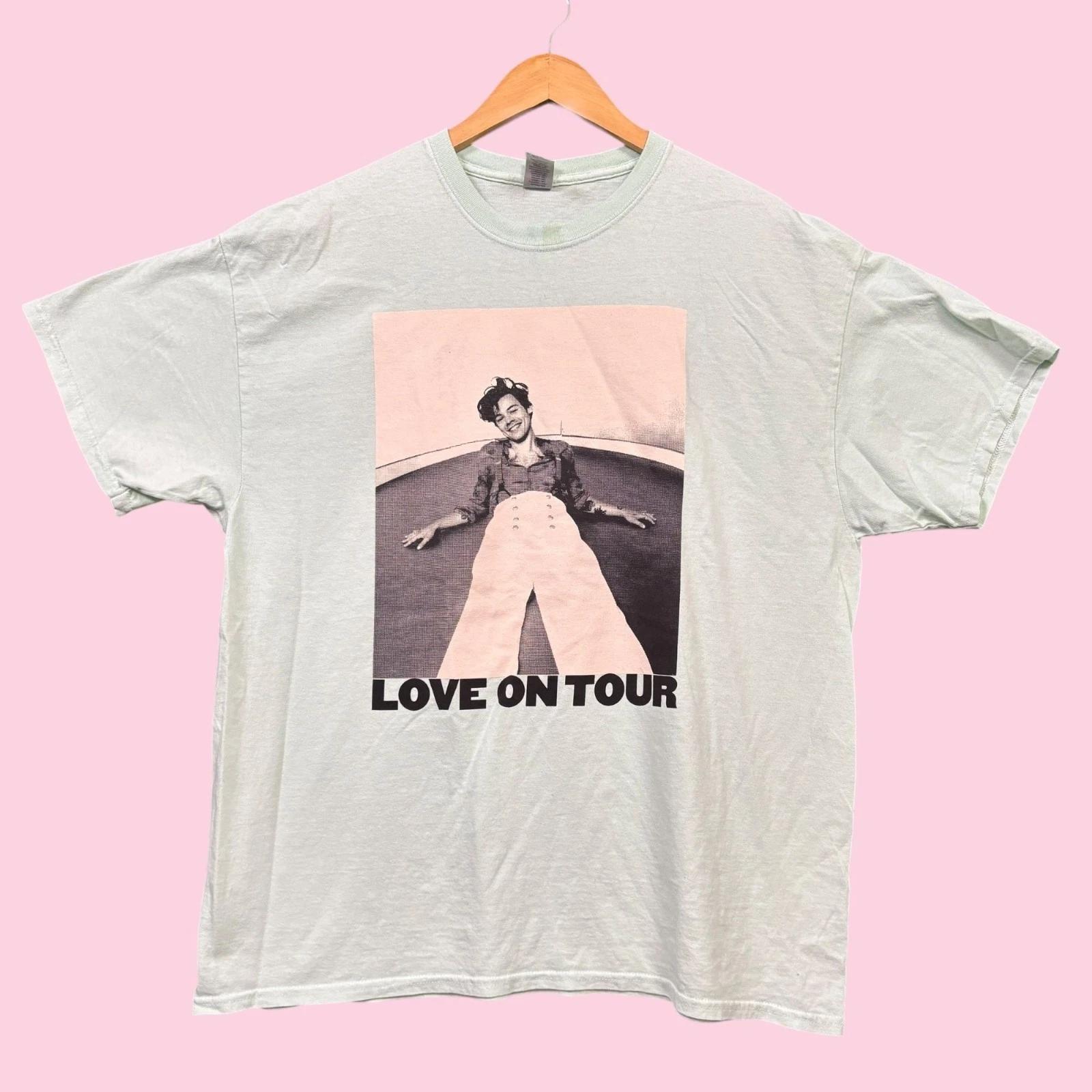 Гарри Стайлс Дом Гарри Love on Tour Рок-футболка XL L