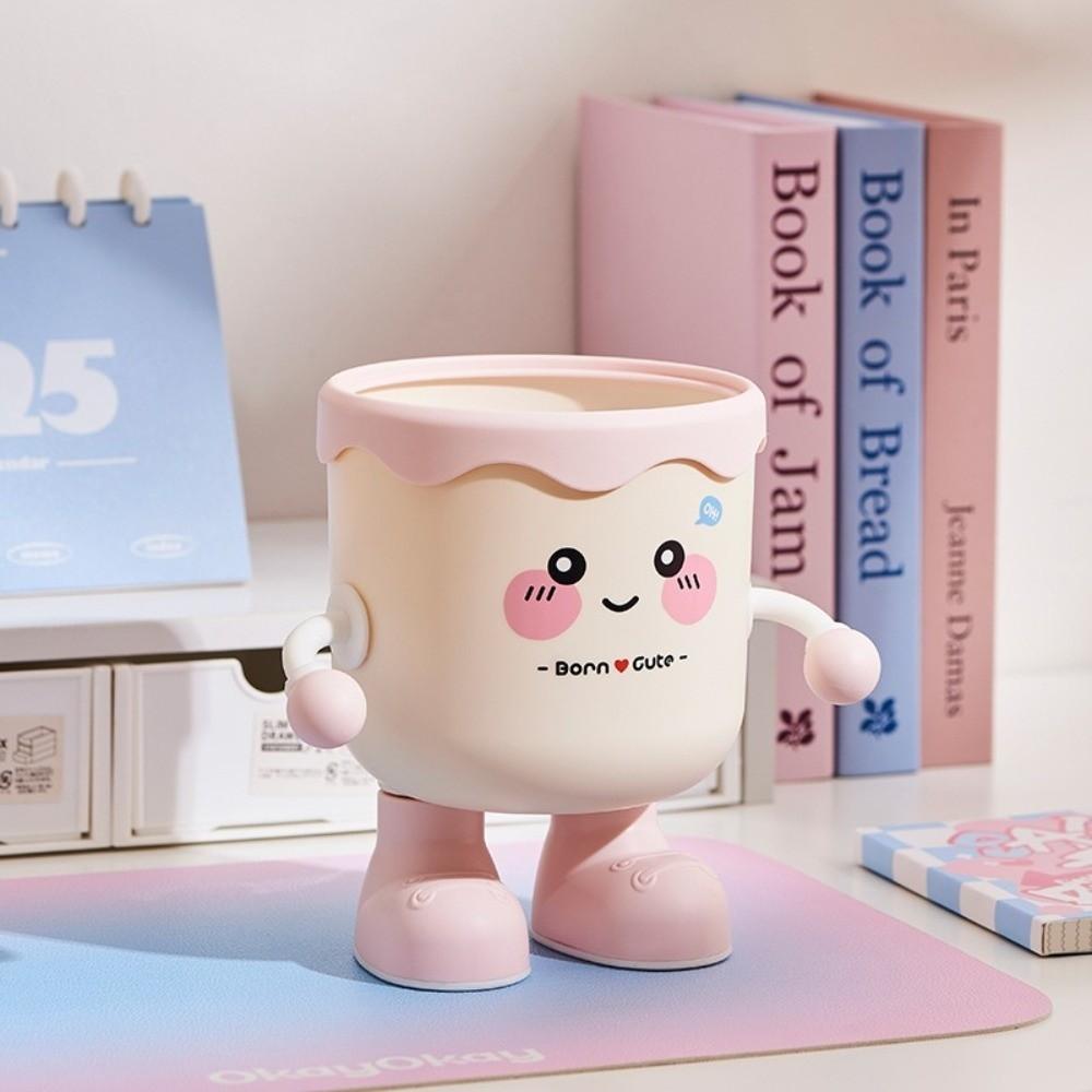 Multipurpose Pen Holder Miniature Size Desktop Waste Basket Makeup Brush Storage  Office Desktop